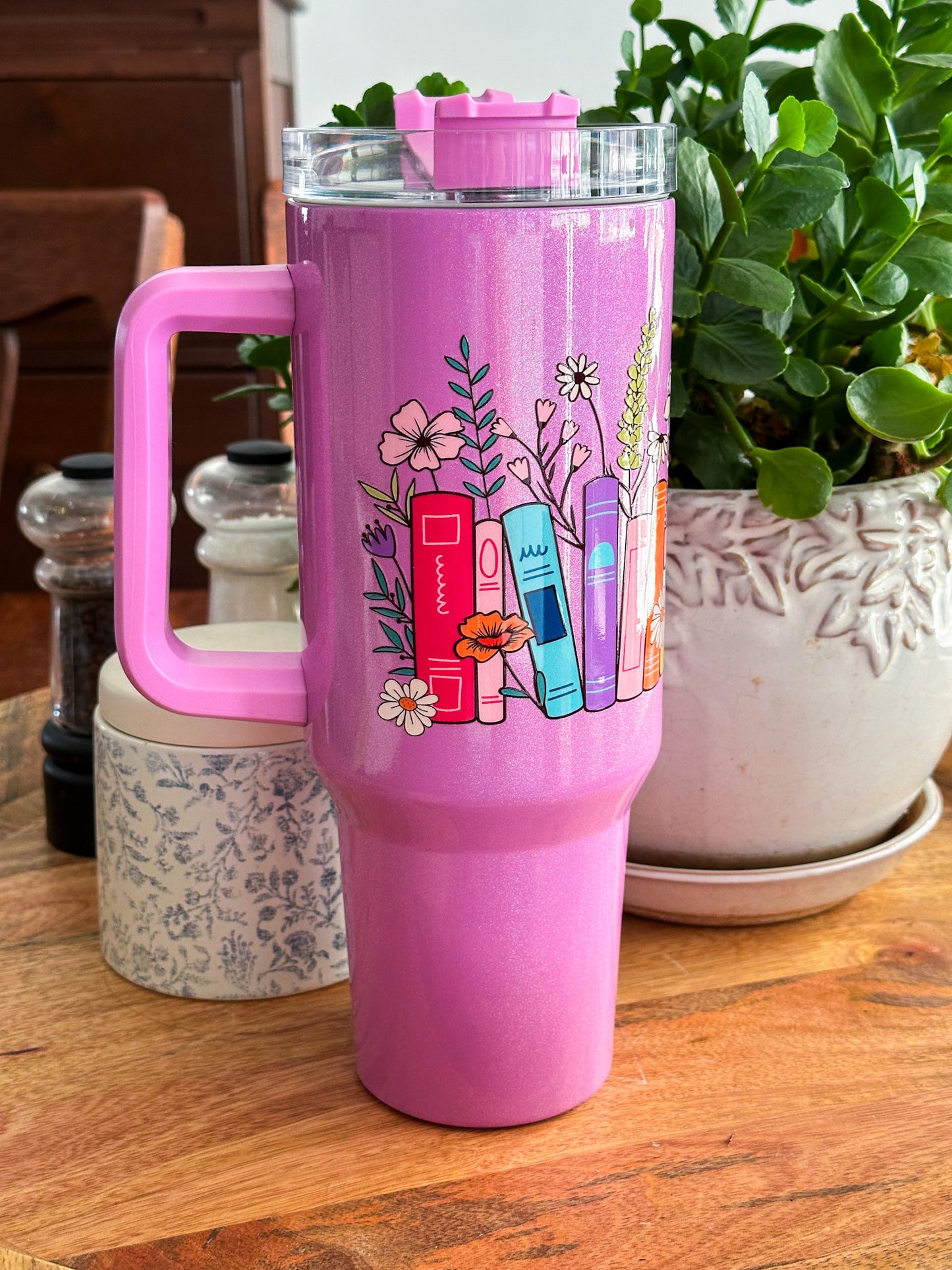 Purple Books Tumbler