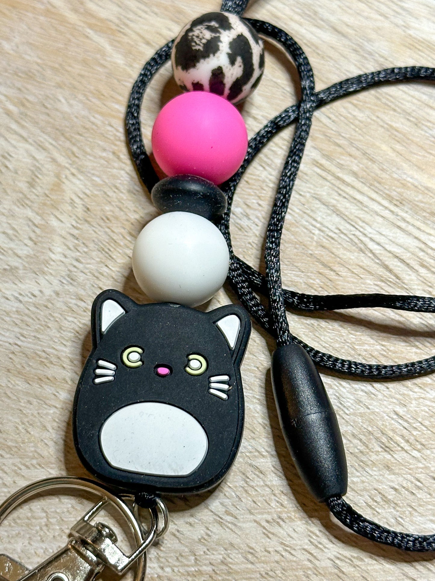 Black Cat Lanyard