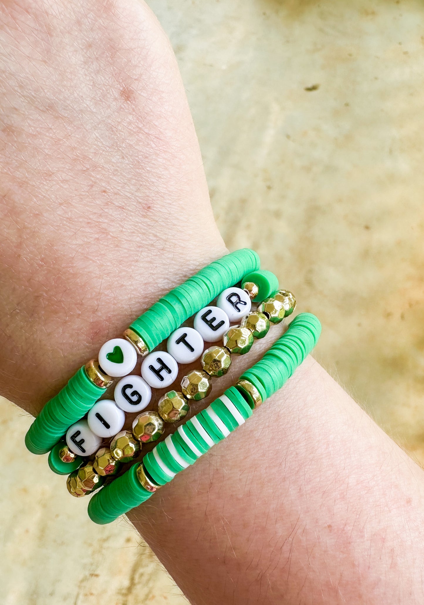 Scoliosis Awareness Bracelet Set