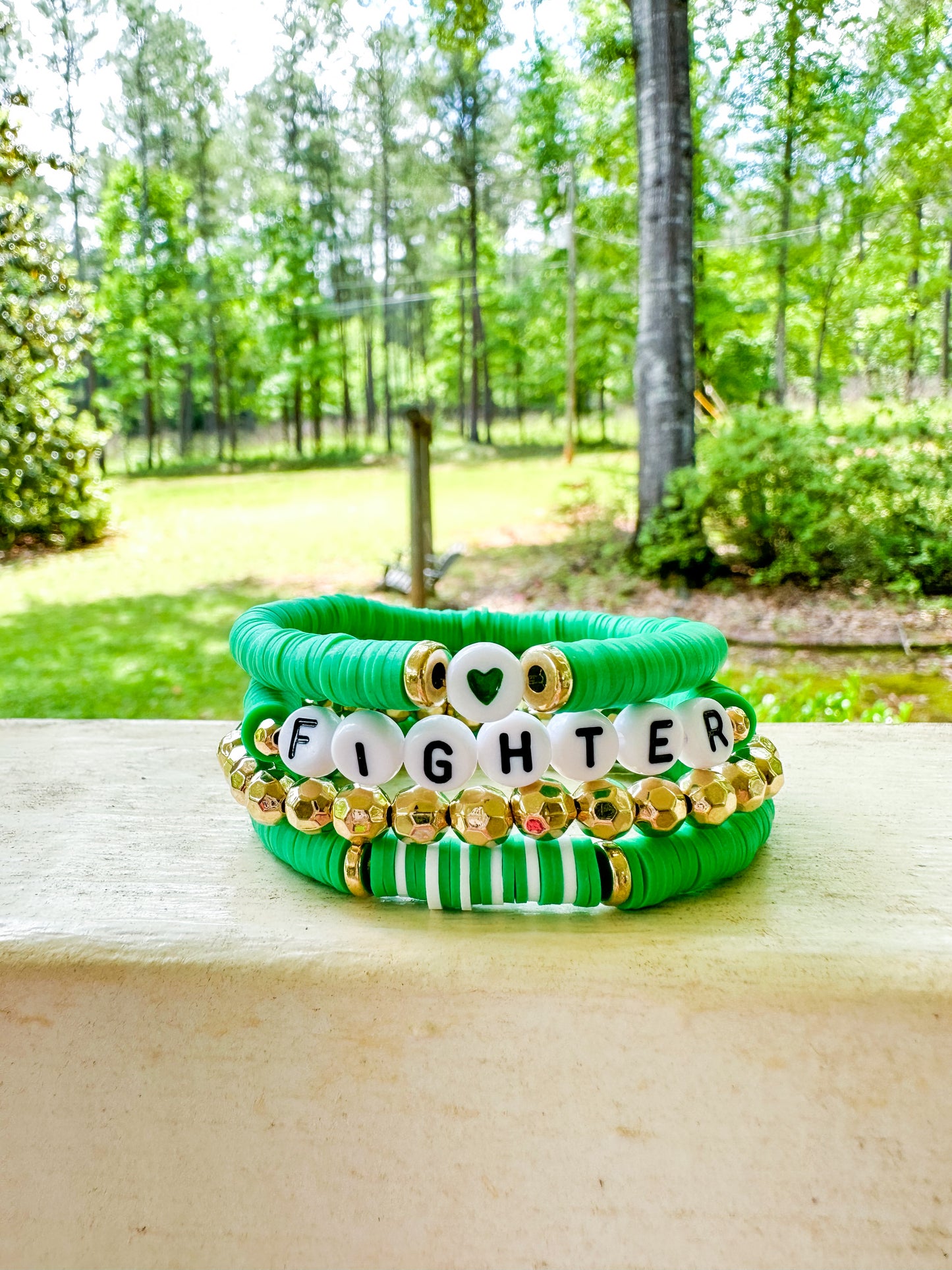 Scoliosis Awareness Bracelet Set