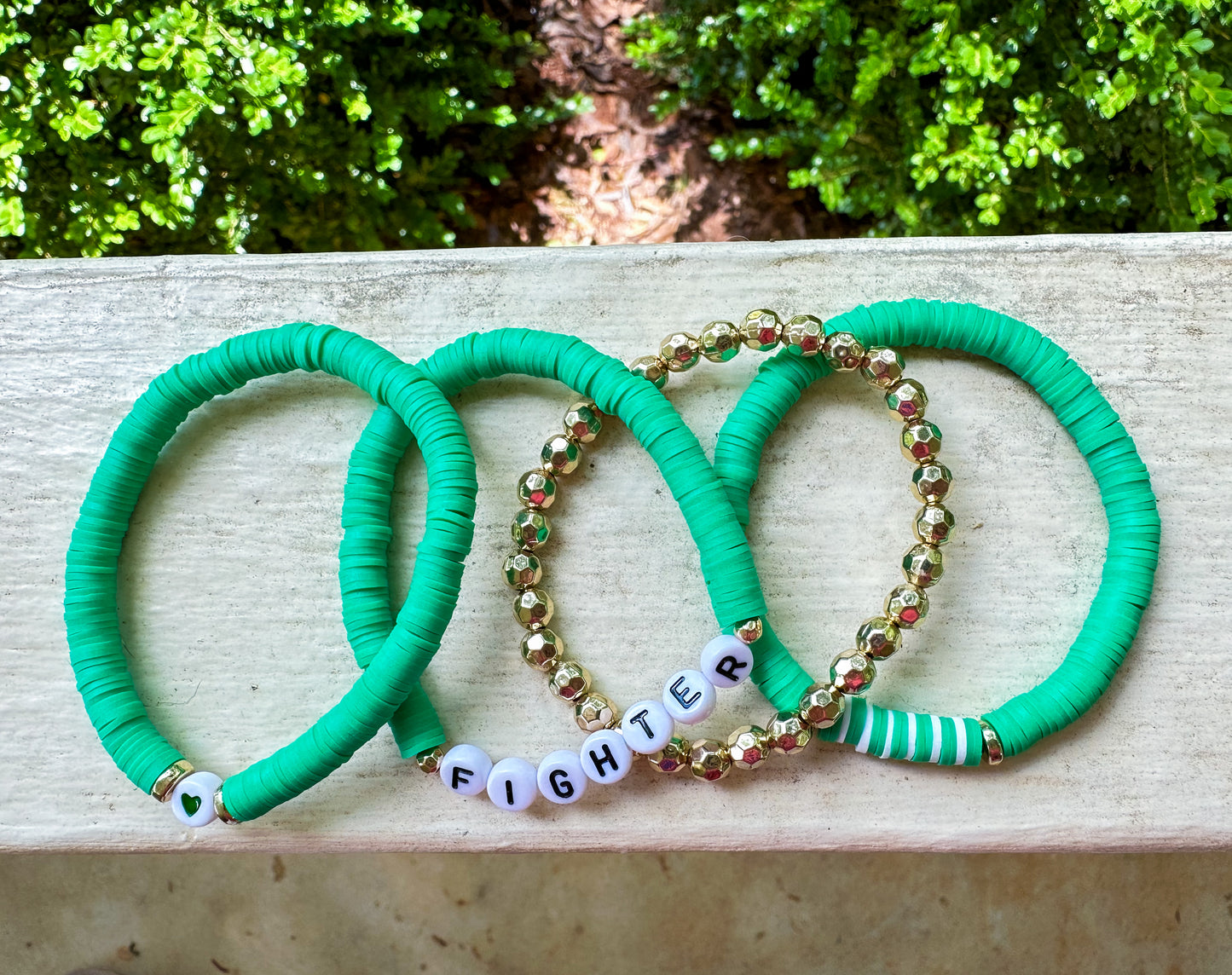 Scoliosis Awareness Bracelet Set