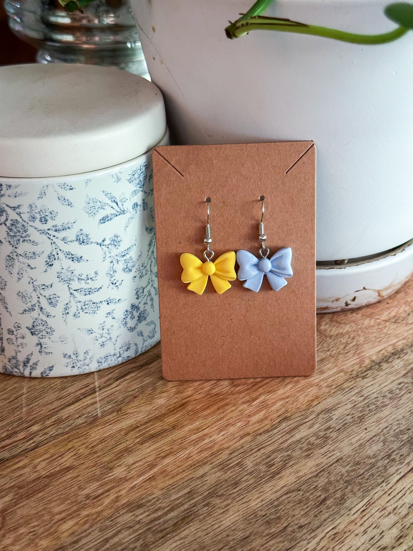 Blue & Yellow Bow