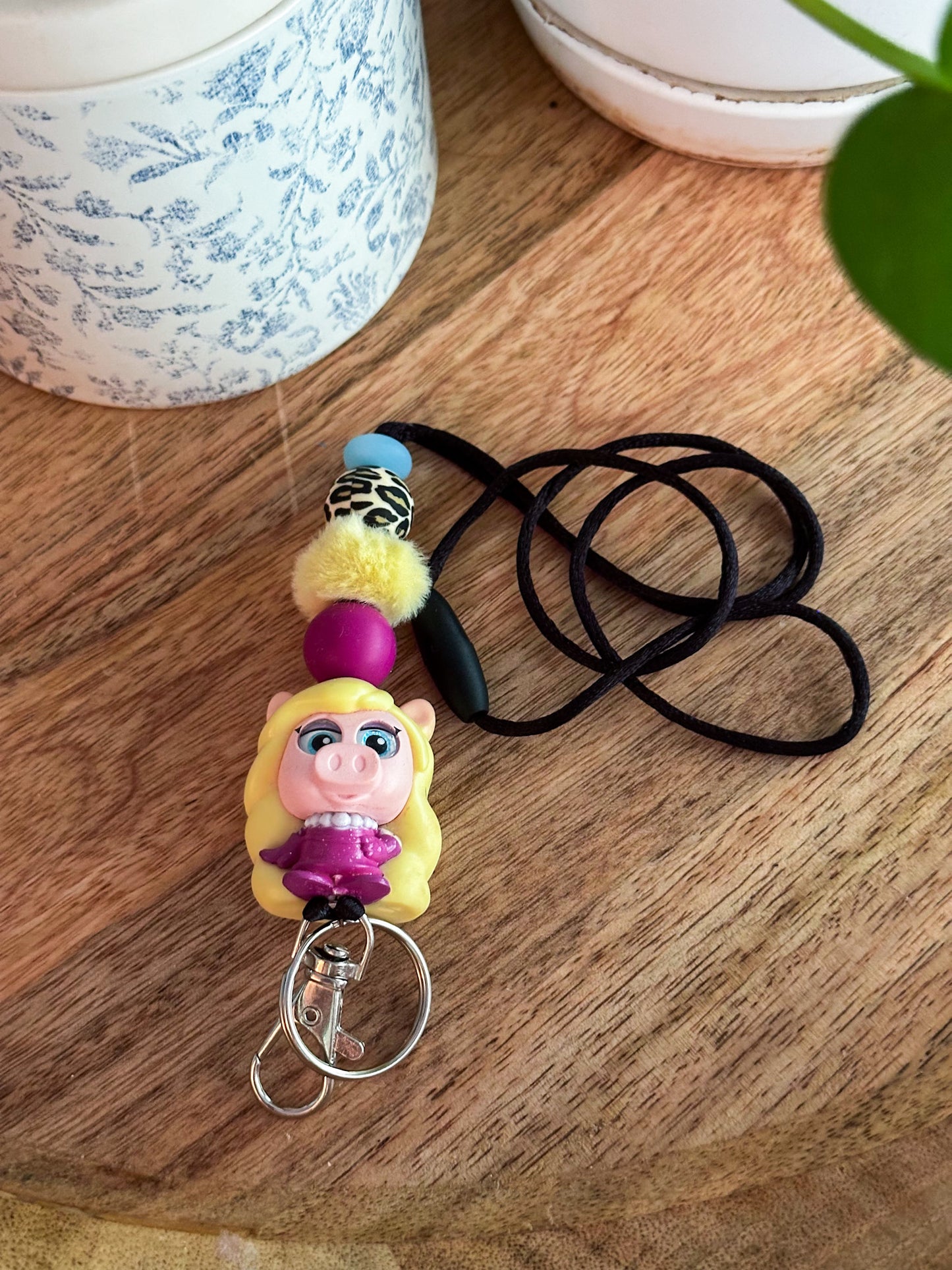 Miss Piggy Lanyard