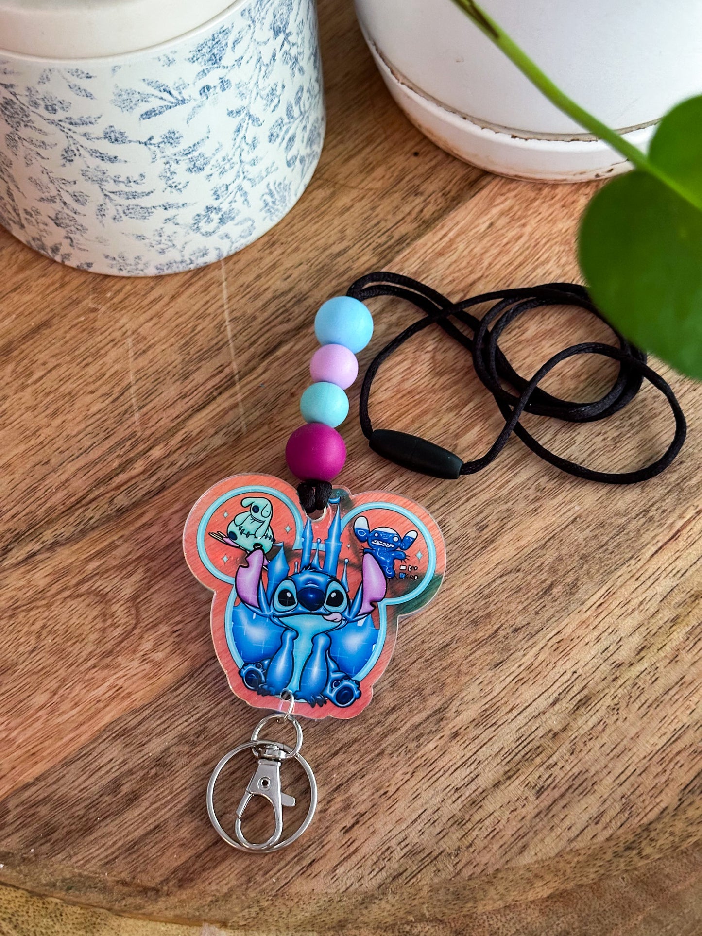 Stitch Acrylic Lanyard