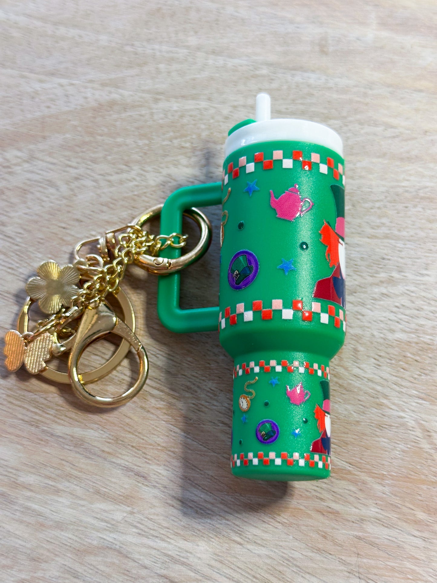 Mad Hatter Tumbler Keychain