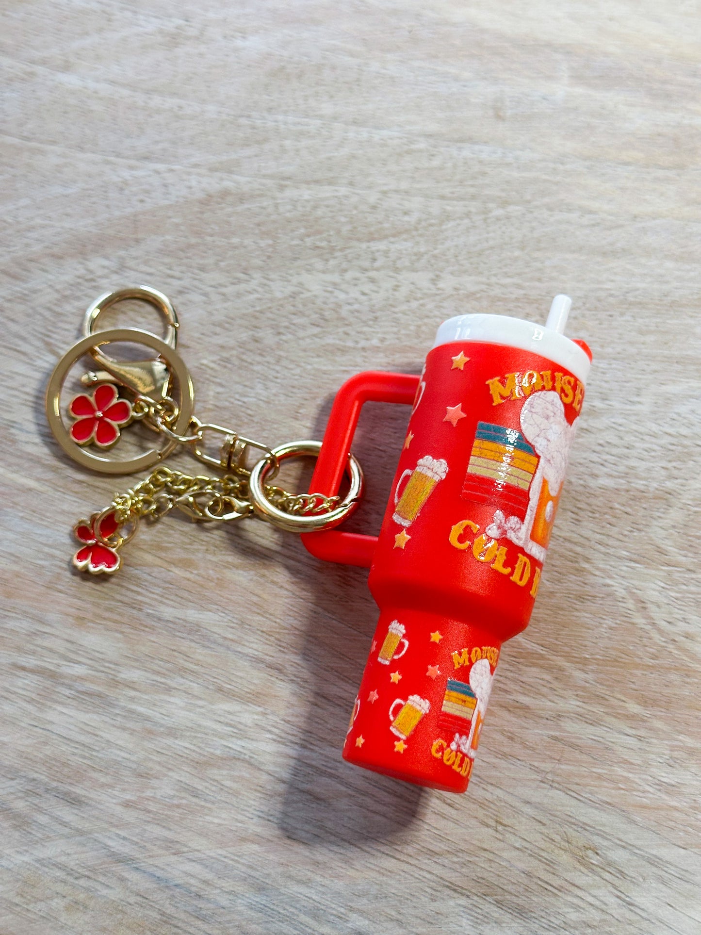 Mouse Beers Tumbler Keychain