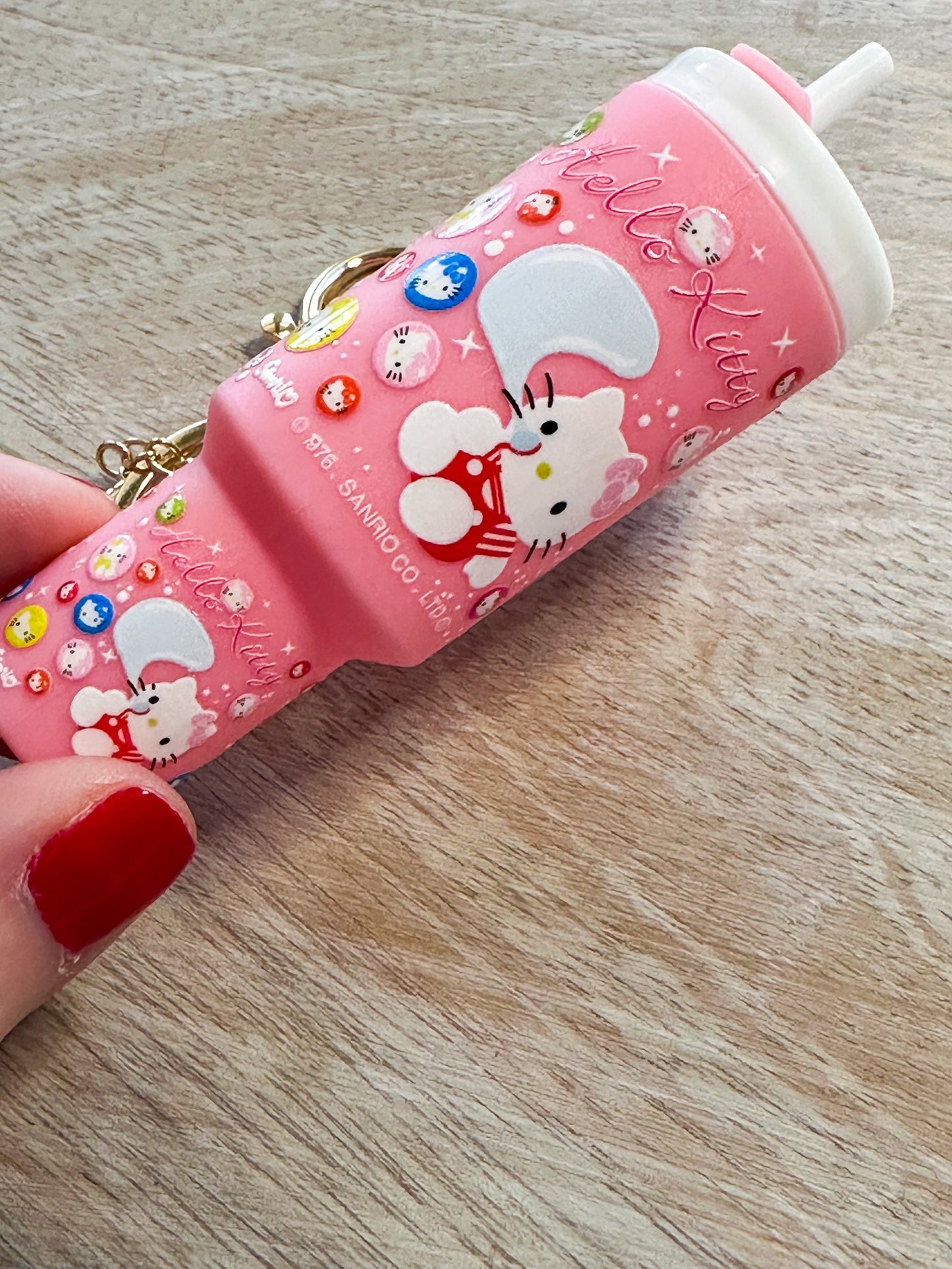 Hello Kitty Tumbler Keychain