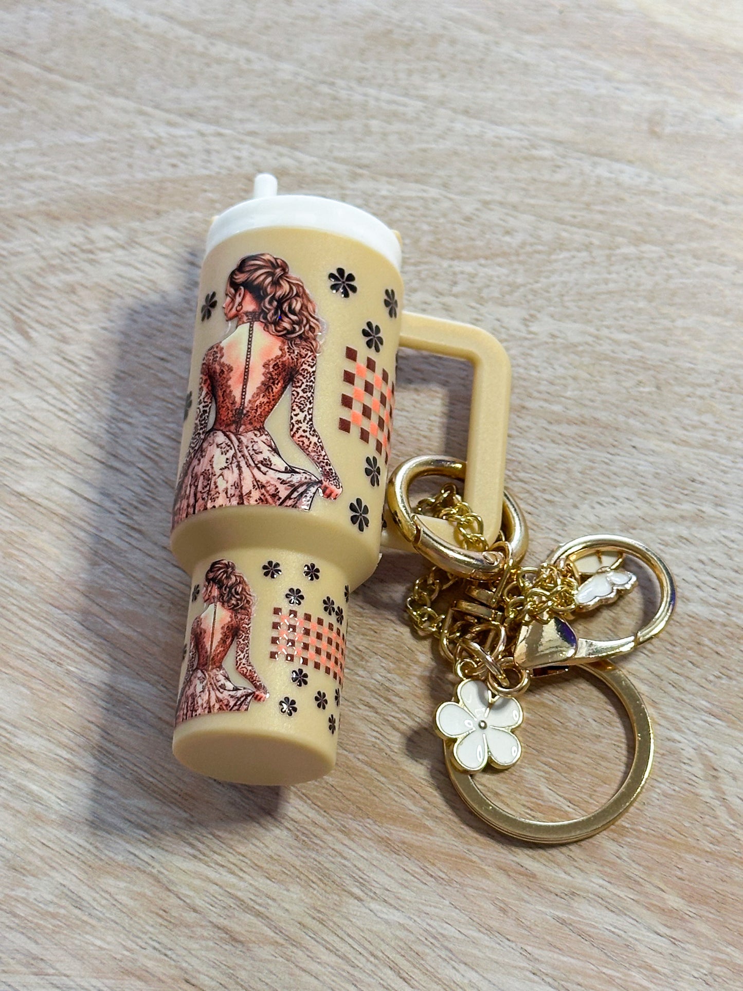 Leopard Tumbler Keychain