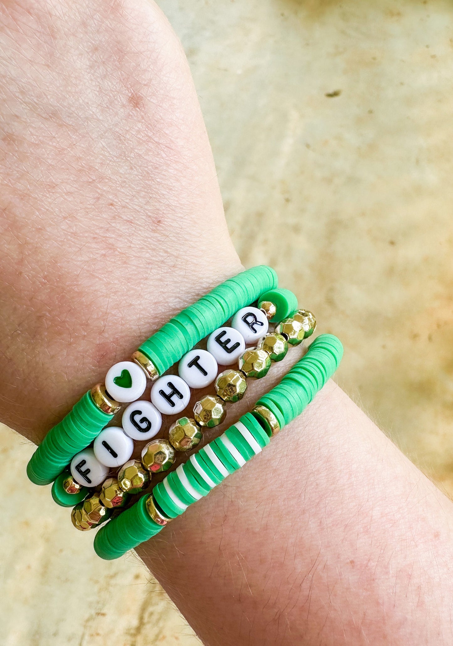 Scoliosis Awareness Bracelet Set