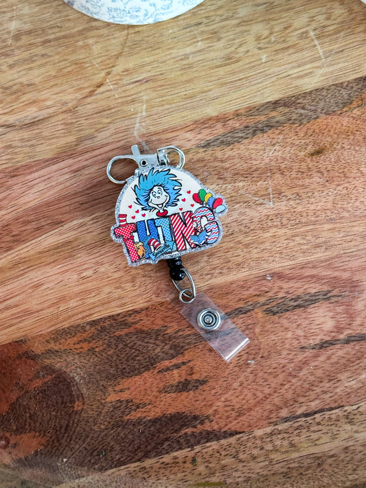 Thing Keychain Badge Reel