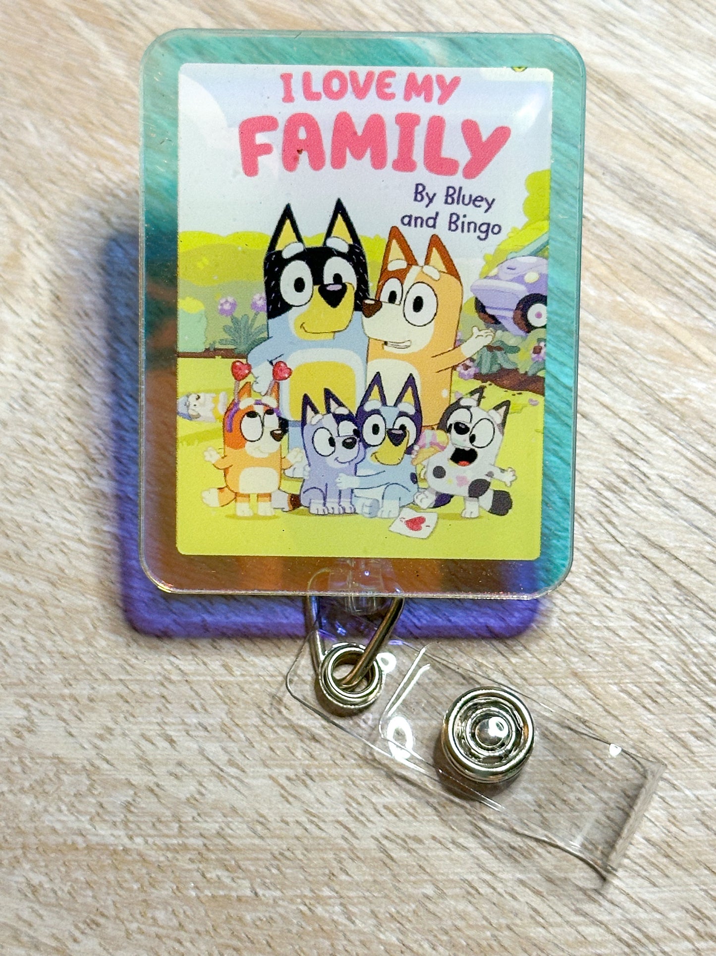 I love my family | BLUEY Badge Reel