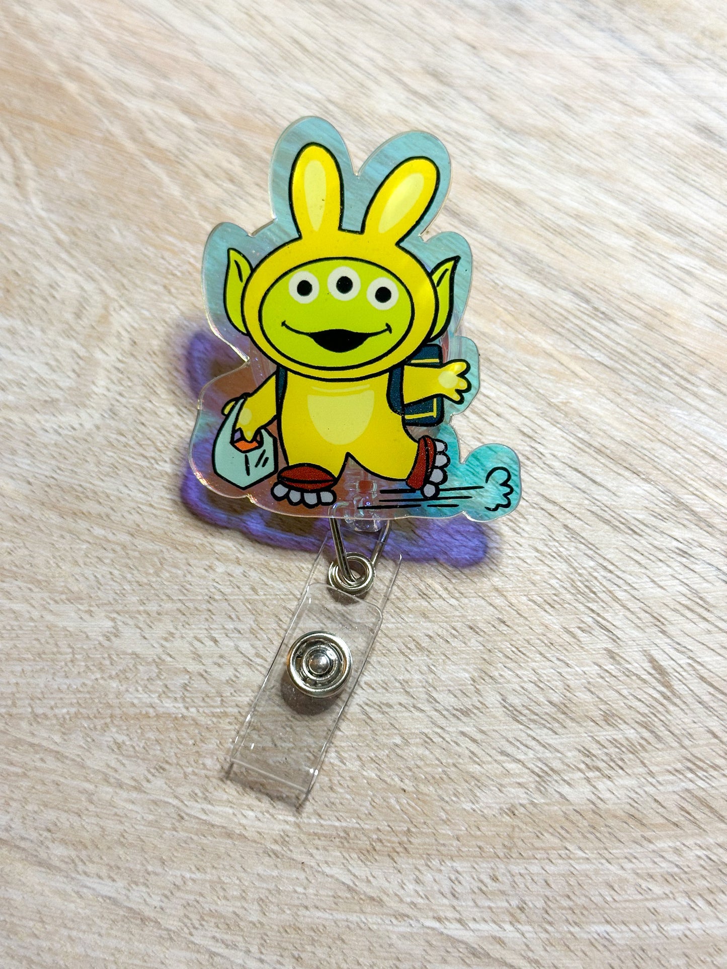 Skating Alien Badge Reel