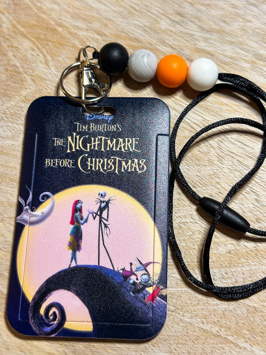 Nightmare Before Christmas Badge Holder