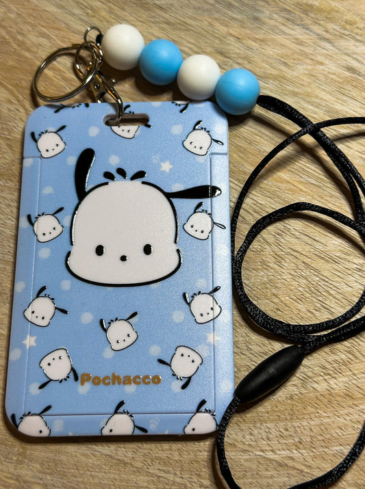 Blue Pachacco Badge Holder