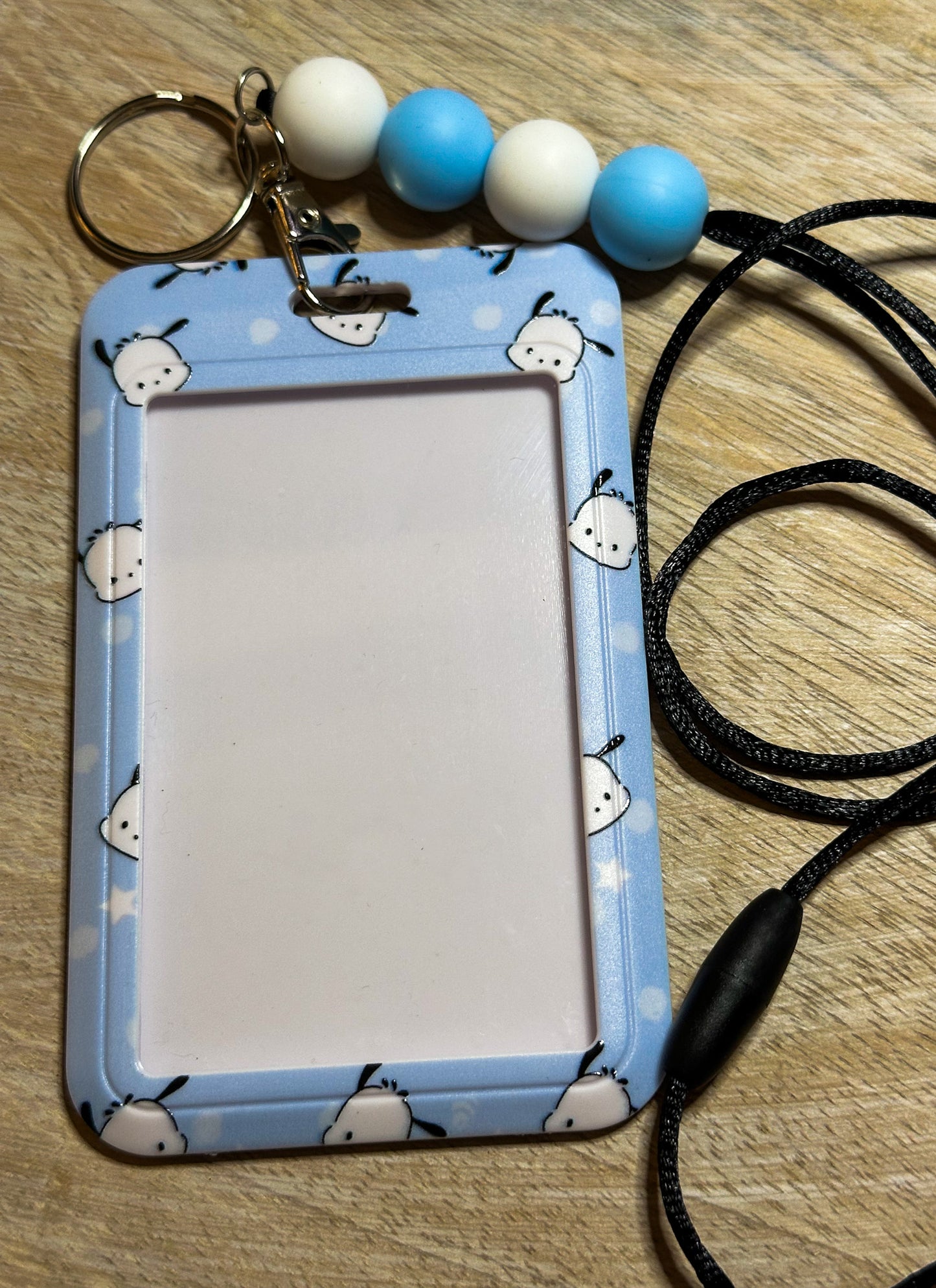 Blue Pachacco Badge Holder