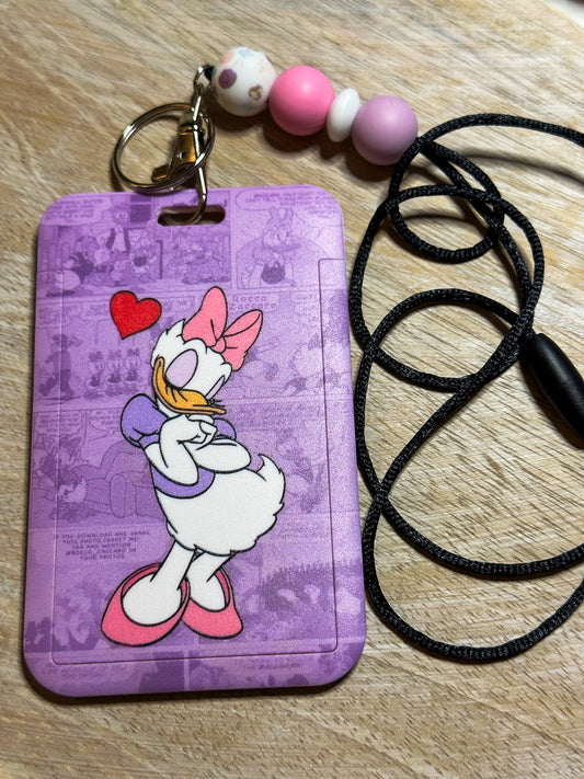 Daisy Duck Badge Holder