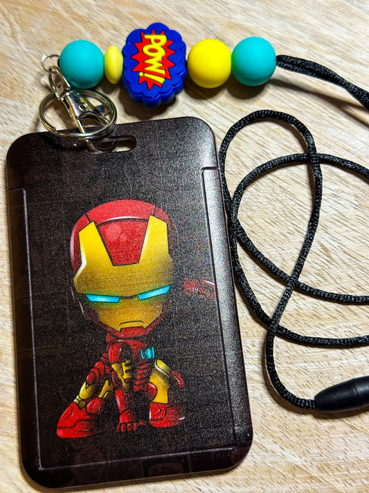 Ironman Silver Badge Holder