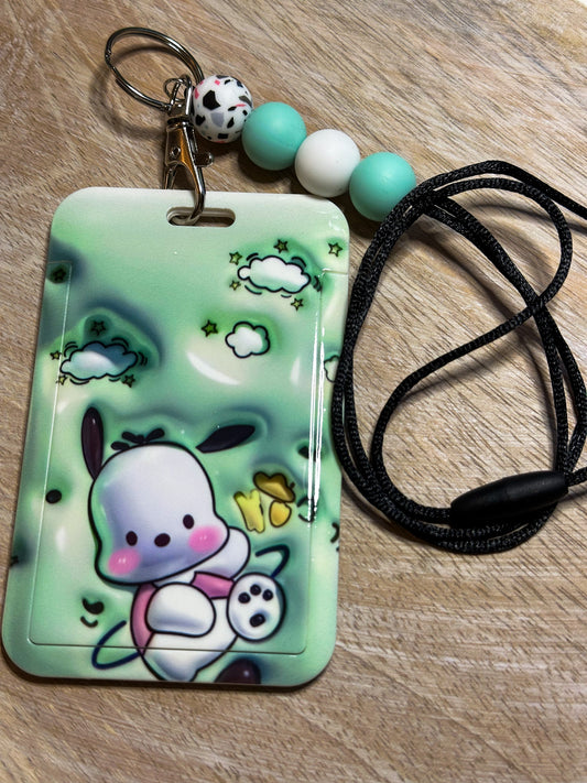 Green Pachacco Badge Holder