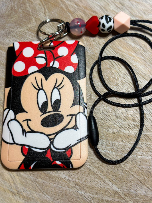 Classic Minnie Badge Holder