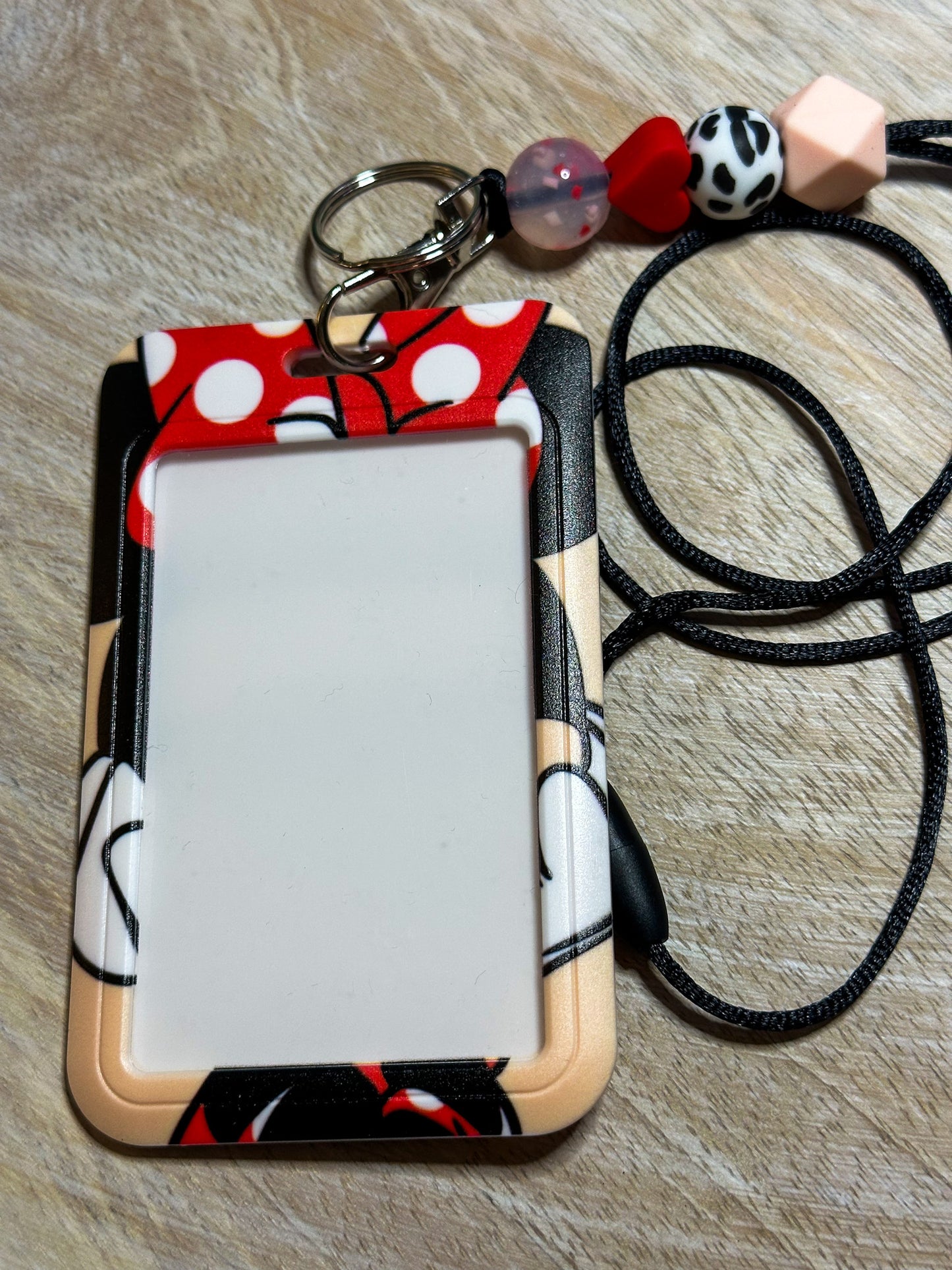 Classic Minnie Badge Holder