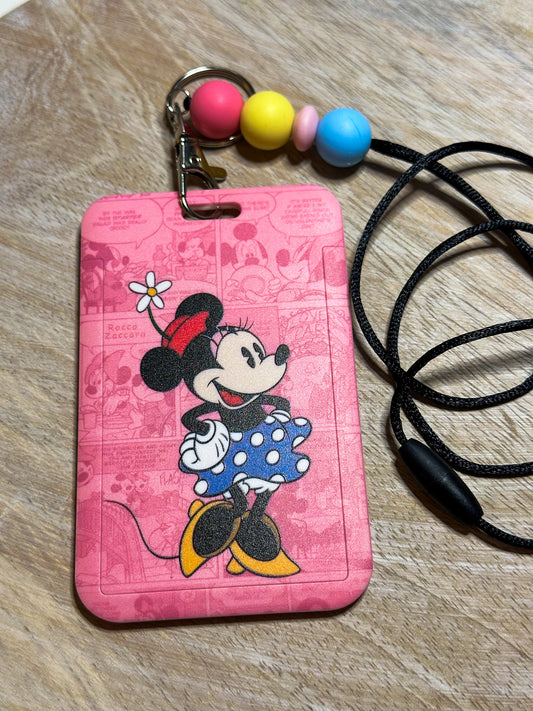 Minnie Mouse Badge Holder