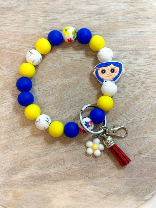 Coraline Keychain Wristlet