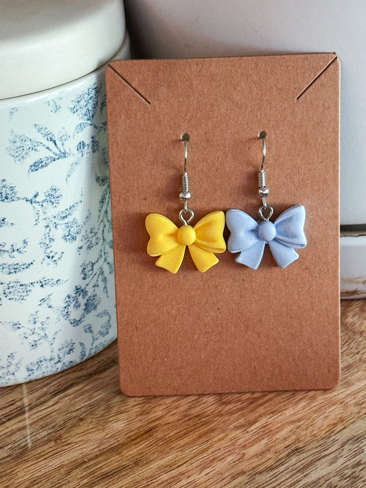 Blue & Yellow Bow
