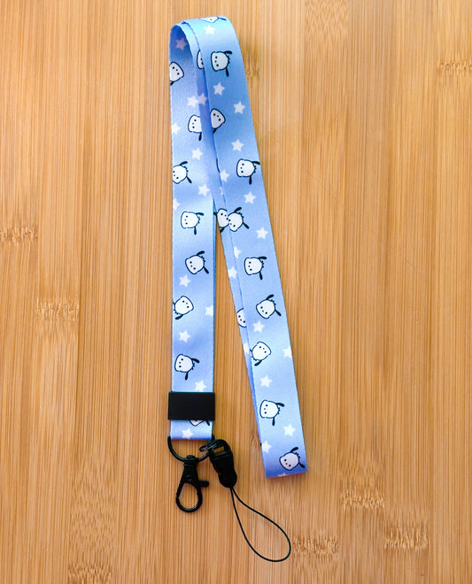 Blue Pocha Lanyard