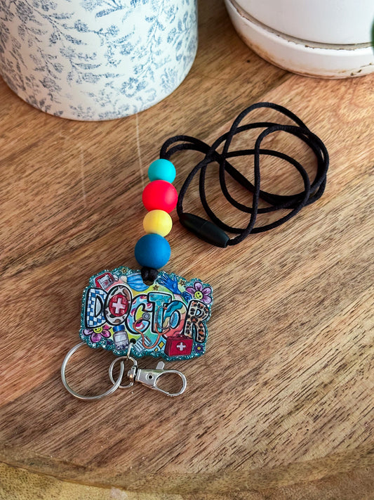 Doctor Acrylic Lanyard