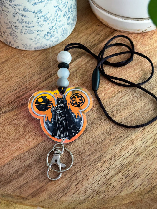 Darth Acrylic Lanyard