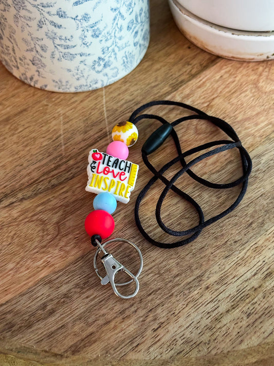 Teach Love Inspire Lanyard