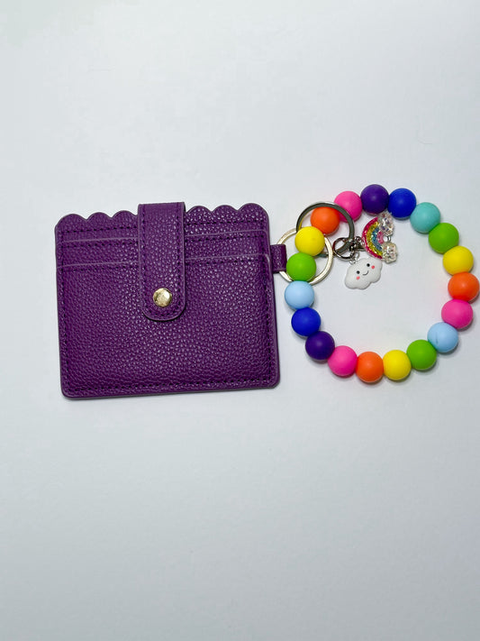 Rainbow Wristlet Wallet