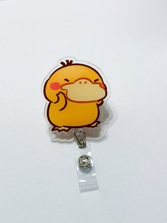 Psyduck Badge Reel