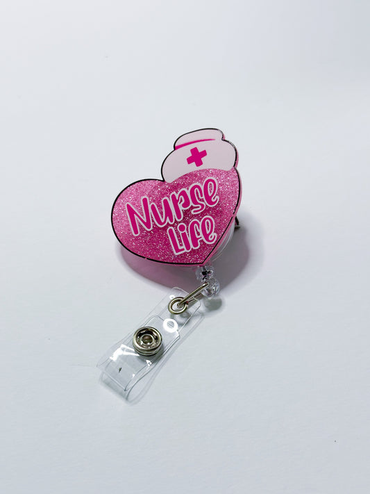 Nurse Life Badge Reel