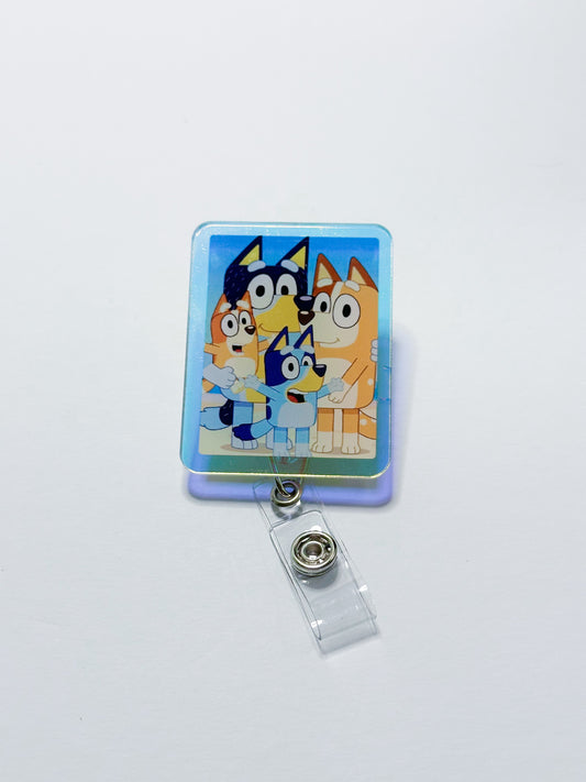 Bluey Family Badge Reel