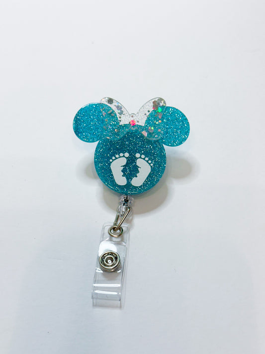 Tiny Feet Badge Reel