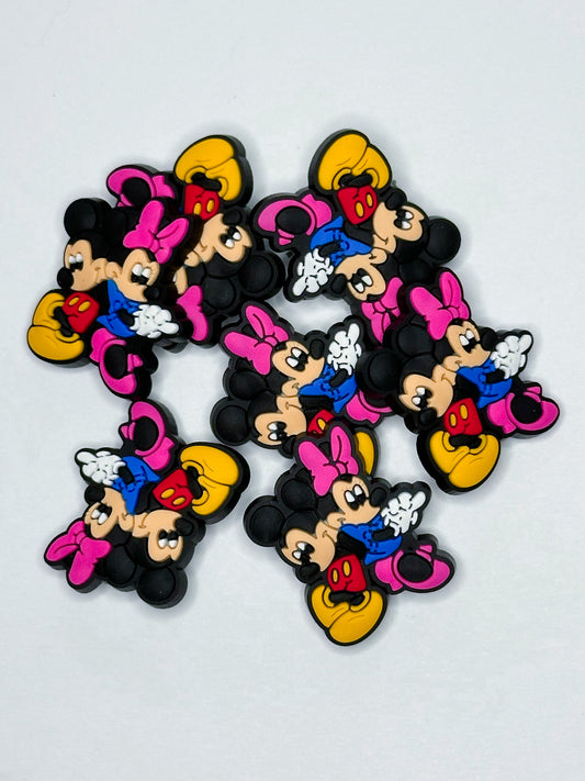 Mickey & Minnie Croc Charm