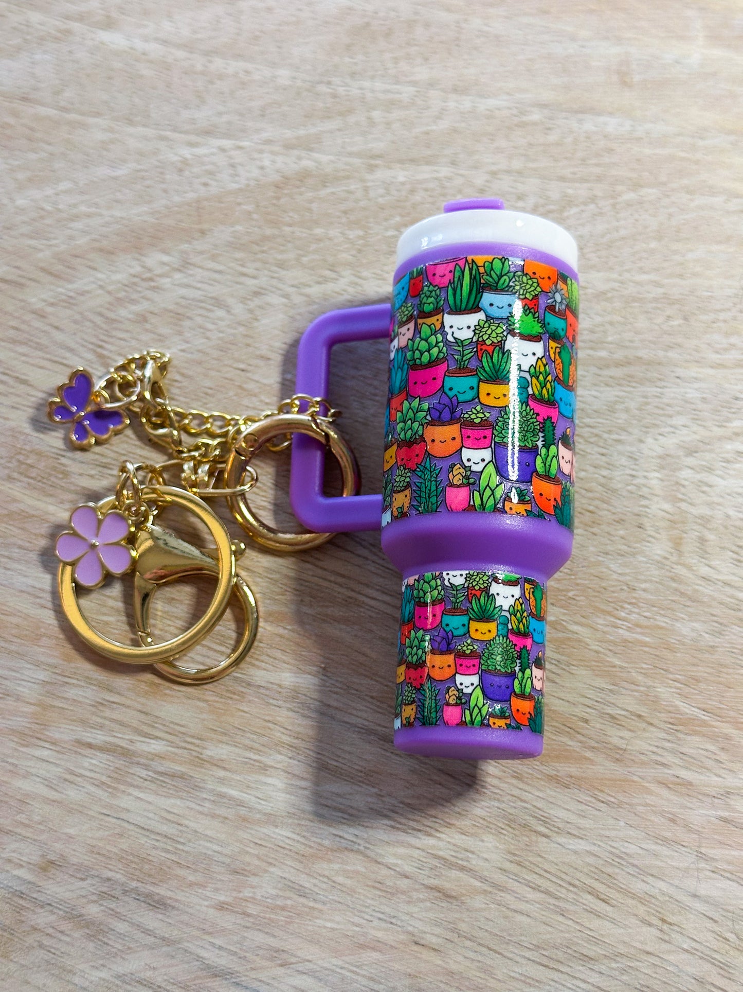 Cactus Tumbler Keychain