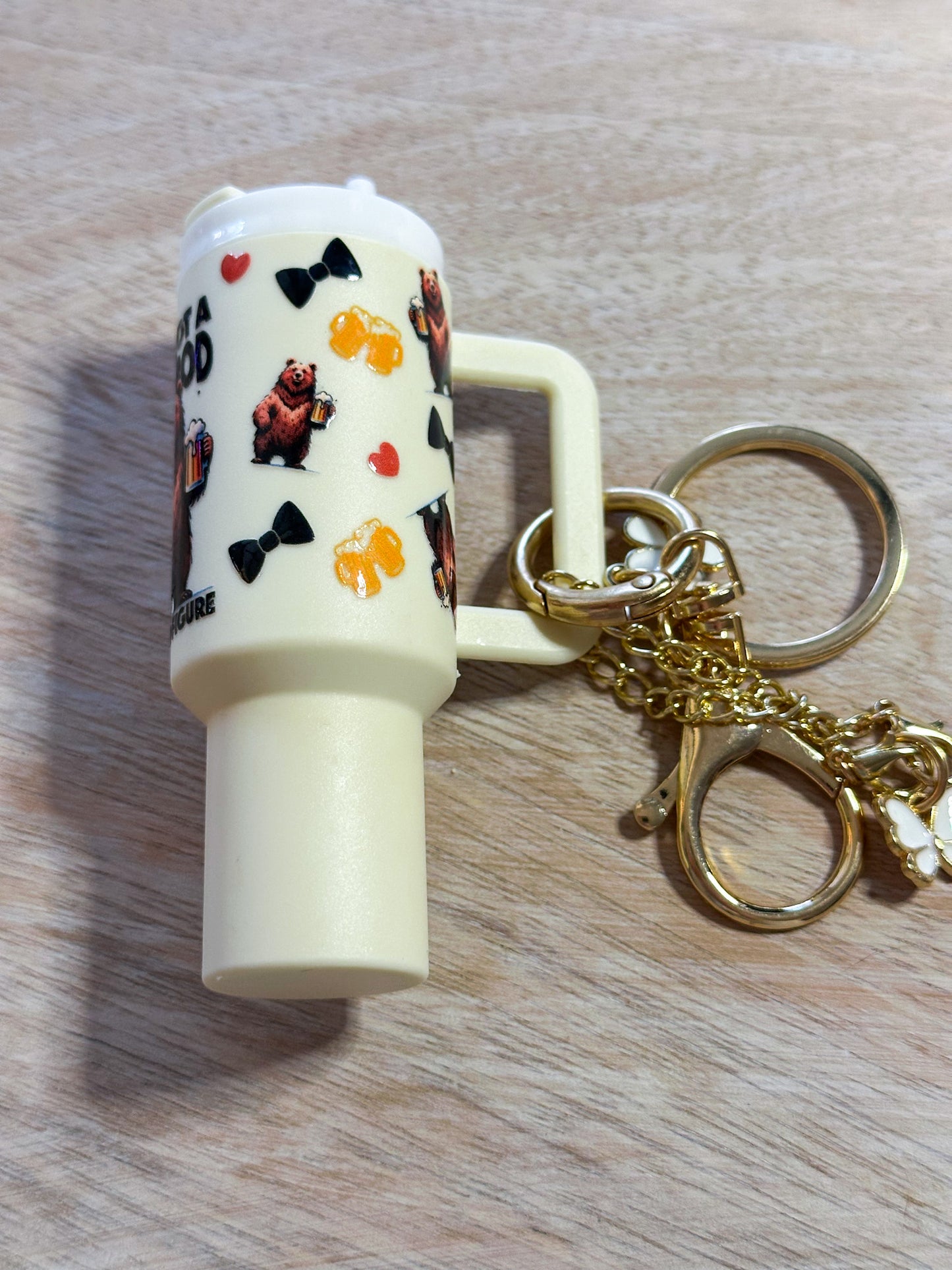 Dad Bod Tumbler Keychain