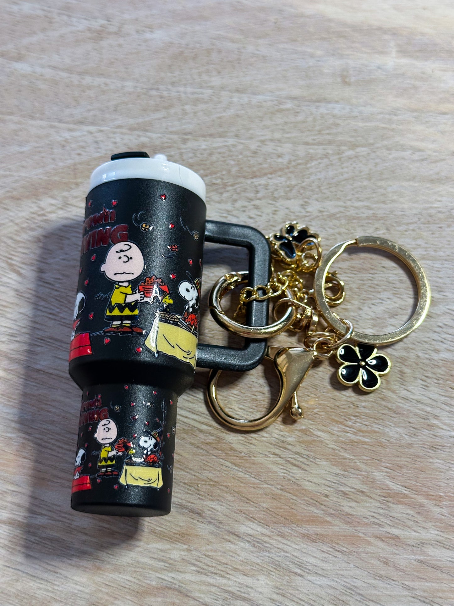 Charlie Brown Tumbler Keychain