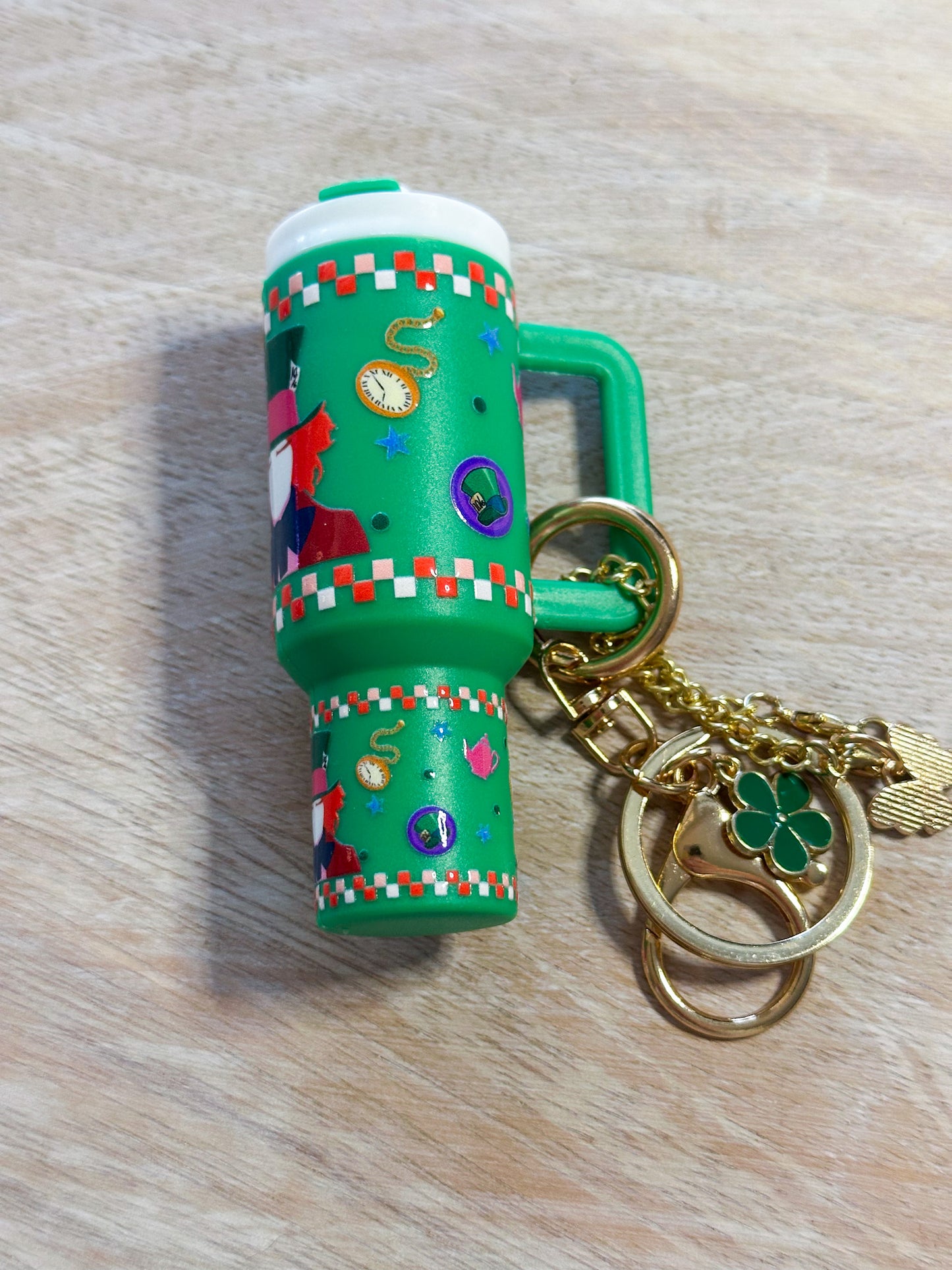 Mad Hatter Tumbler Keychain