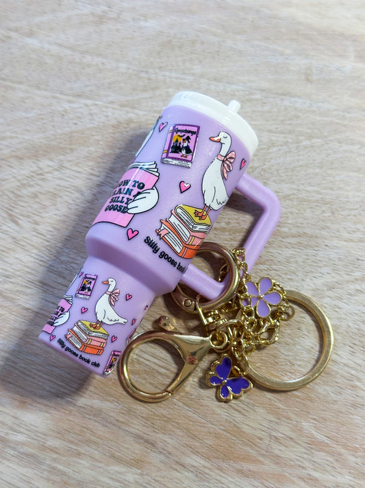Silly Goose Tumbler Keychain