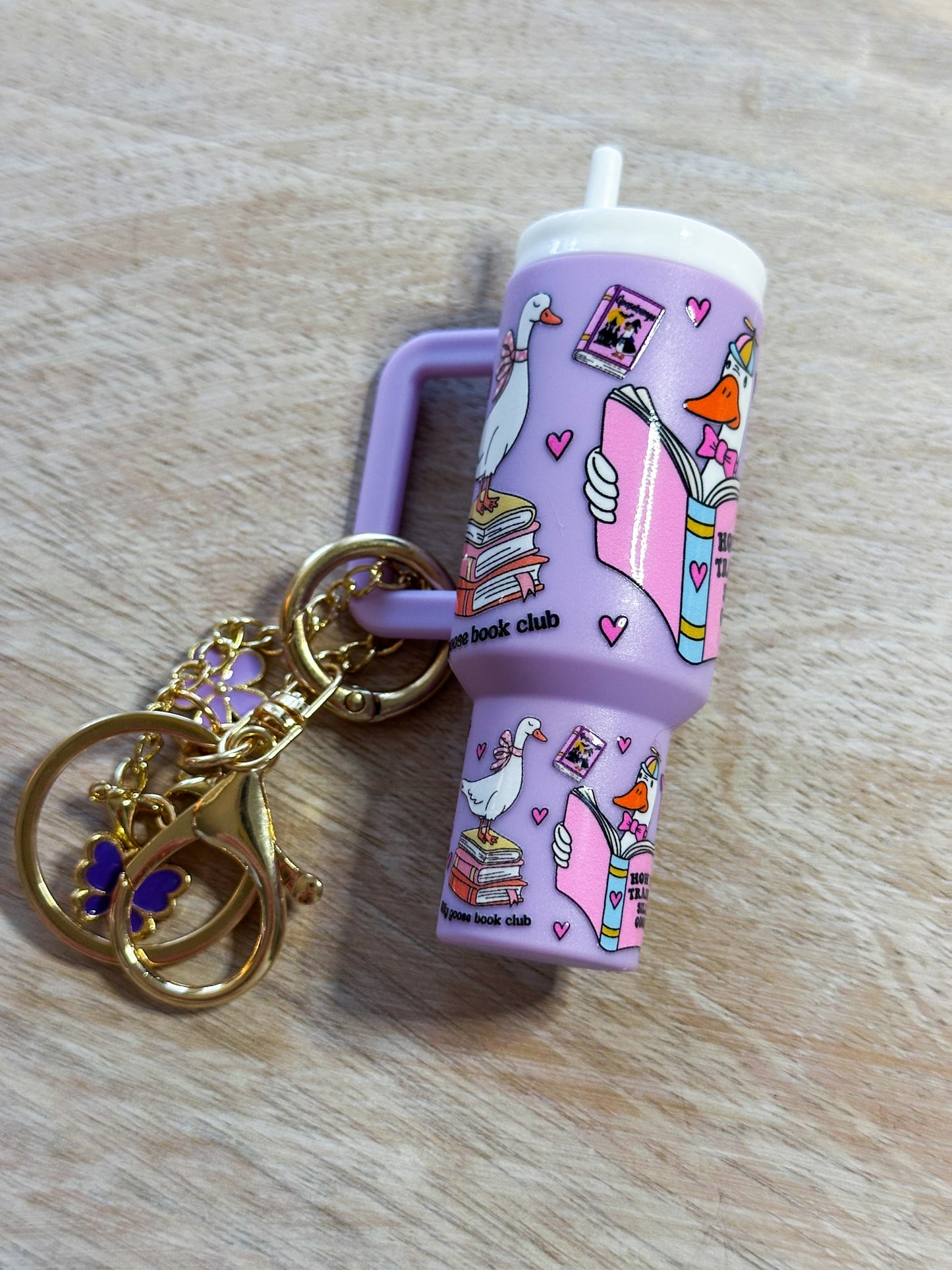 Silly Goose Tumbler Keychain