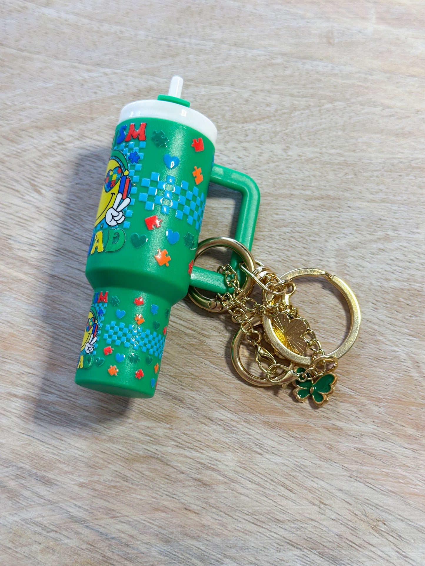 Autism Tumbler Keychain