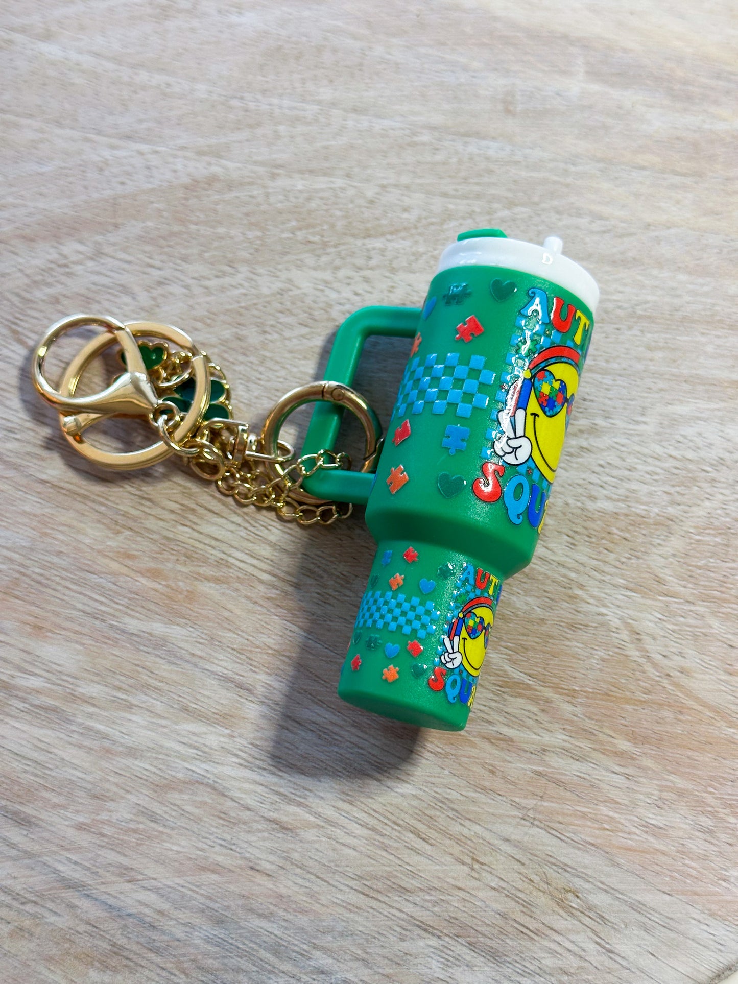 Autism Tumbler Keychain