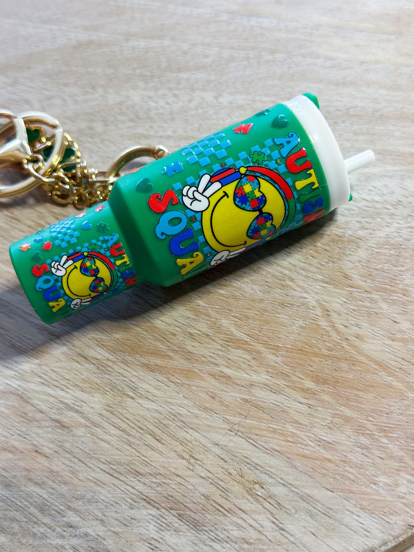 Autism Tumbler Keychain
