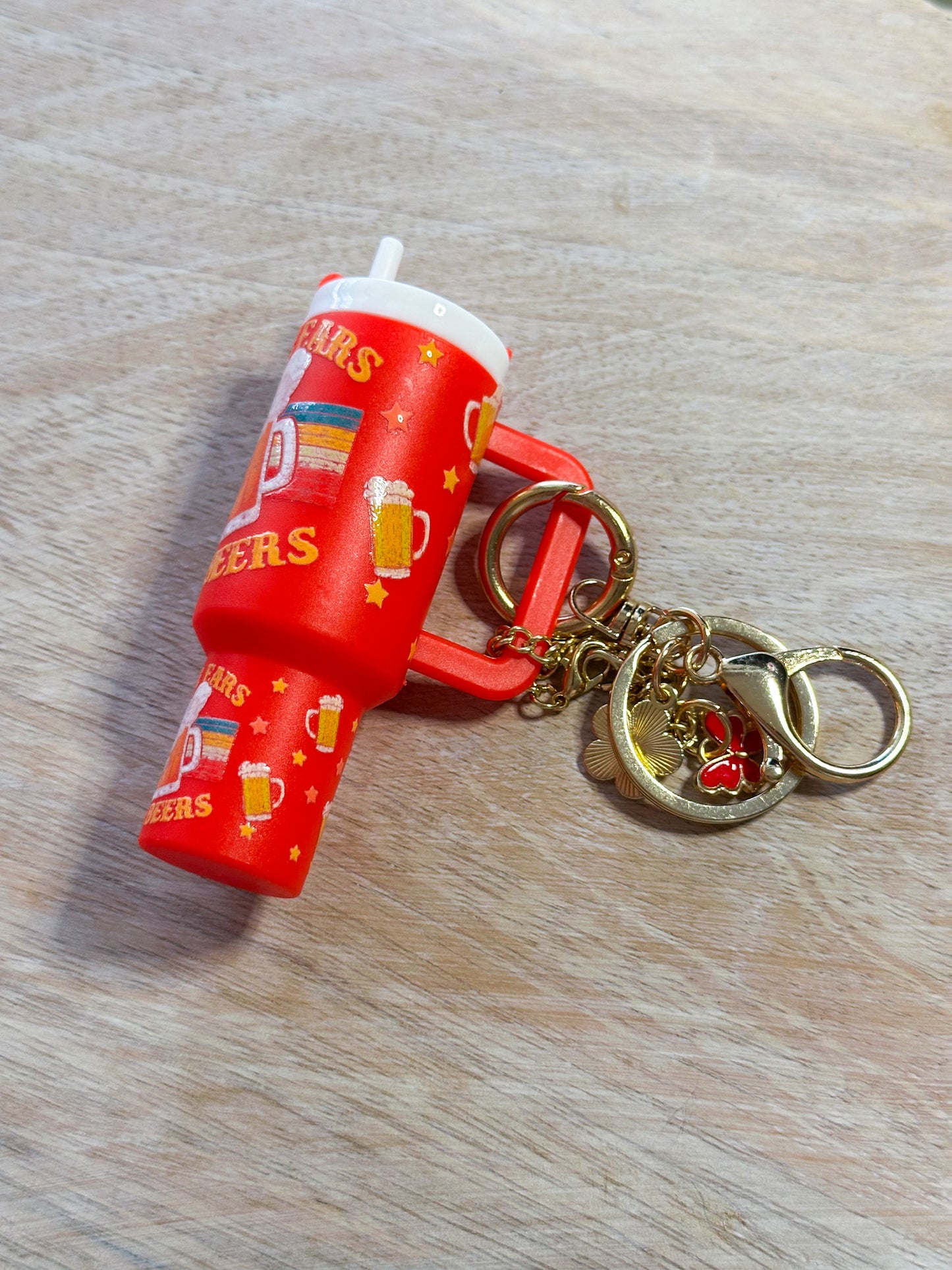 Mouse Beers Tumbler Keychain