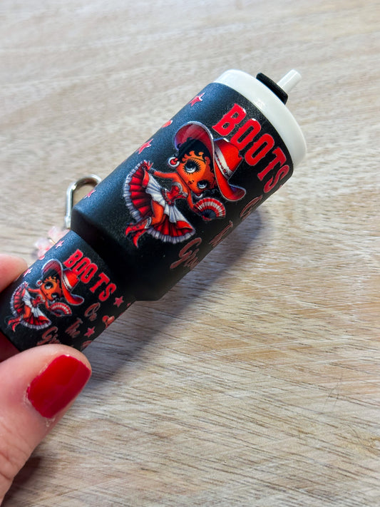 Betty Boop Tumbler Keychain