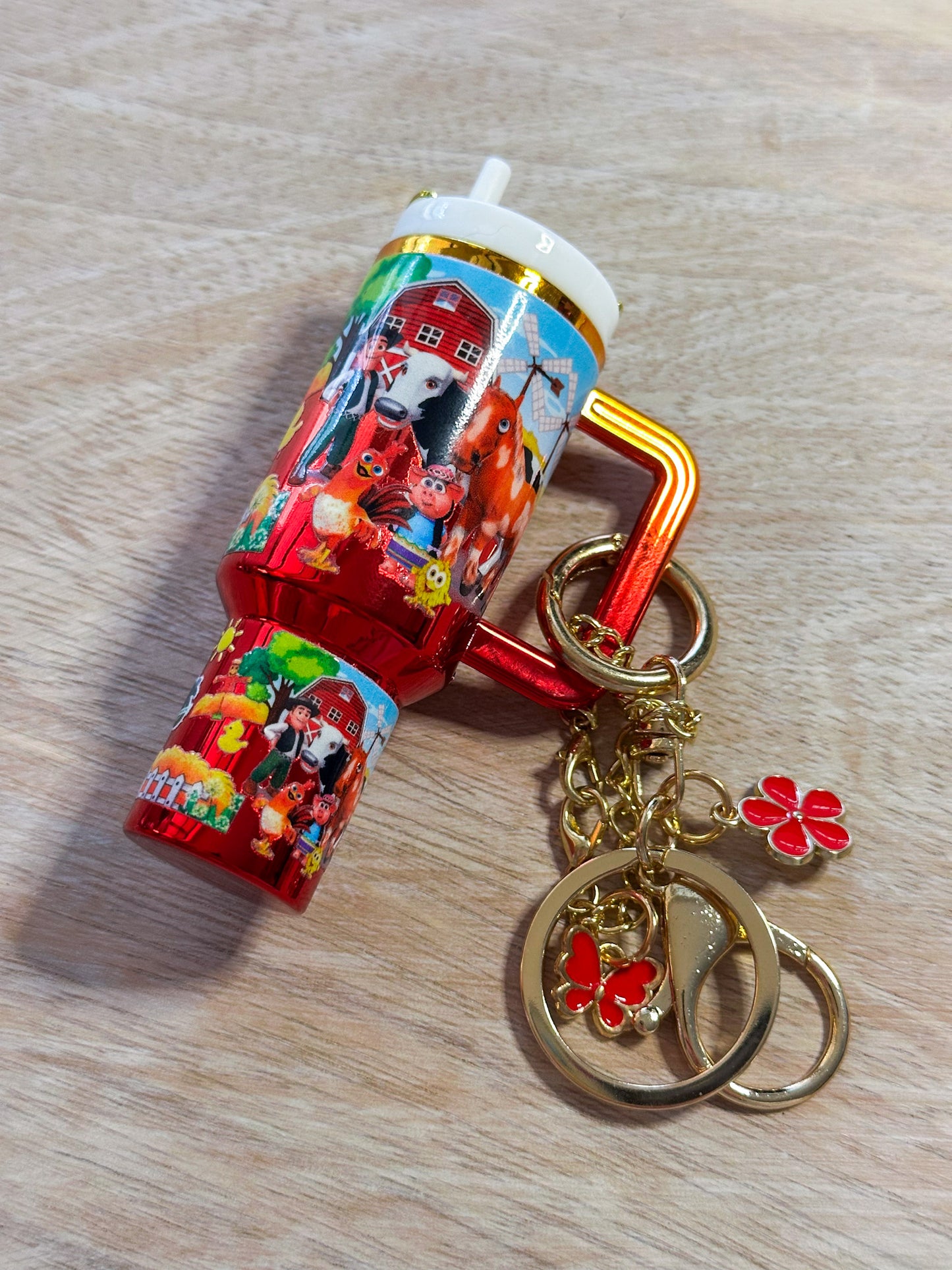 Farm Tumbler Keychain