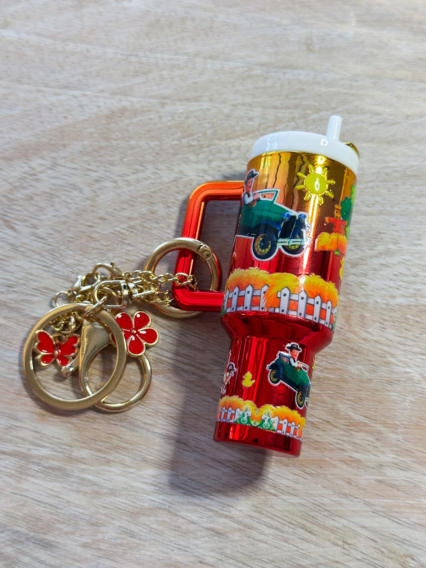 Farm Tumbler Keychain